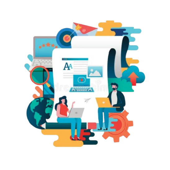 Copywriting illustration