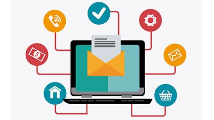 Email marketing illustration