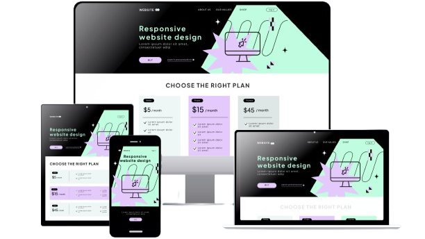 Responsive design illustration